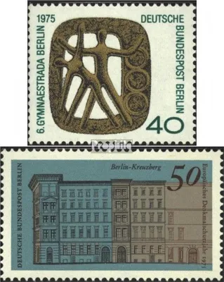 Produktbild von Briefmarken Berlin (West) 1975 Mi 493,508 (kompl.Ausgaben) postfrisch Gymnaestrada