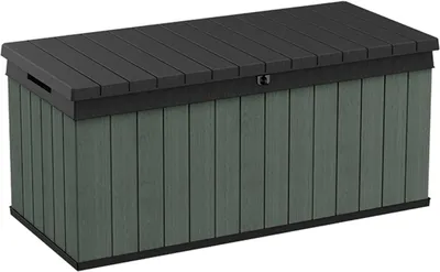 Immagine prodotto di Dmora Cassapanca Outdoor Montmagny 65.3x142.5x64.3h cm Verde, Impermeabile Chiusura Lucchetto