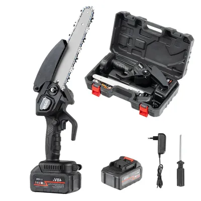 Produktbild von SEVICO Akku-Kettensäge Mini Elektro 2 Akku Kettensägen Handkettensäge B031