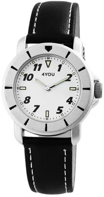 Produktbild von 4YOU Uni Uhr Armbanduhr Analog Quarz Kunstleder 250002008