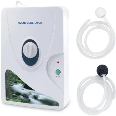 Produktbild von Ozongenerator 600 mg/h mit Timer – tragbarer Ozonisator für Luft & Wasser – Zur Geruchsbeseitigung & Reinigung von Obst & Gemüse, kompakt & effizient