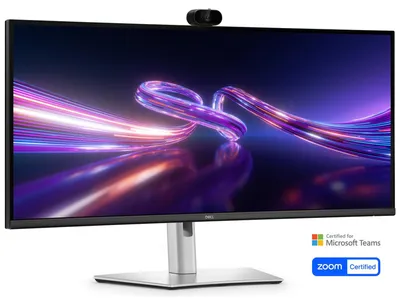 Produktbild von DELL Pro P P3426WEV, 86,6 cm (34.1"), 3440 x 1440 Pixel, Wide Quad HD, LCD, 8 ms, Schwarz, Silber
