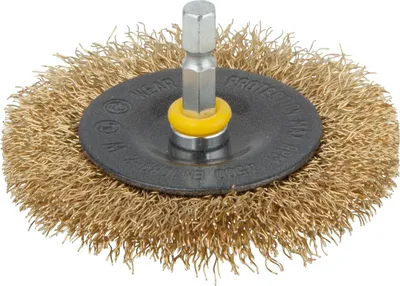 Image de wolfcraft 1 brosse métallique à disque mesure S=6mm ø75mm