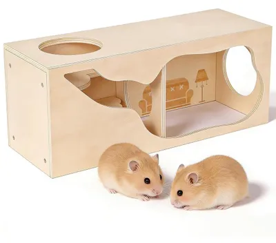Produktbild von Hamsterhaus mit Tunnel und Spielzeug
