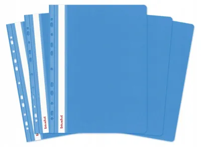 Image de Biurfol Classeur PP A4 Rigide Suspendu 5 pièces Bleu Clair