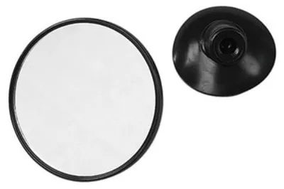 Productafbeelding van Binnen spiegel met zuignapbevestiging - diameter 80 mm