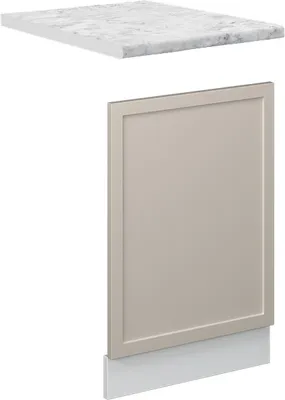 Produktbild von Frontblende Vicco Fame-Line GrauBeige 45 cm , AP Marmor, Model 50404