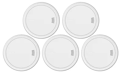 Produktbild von ABUS Rauchmelder PREFIRA CONNECT - vernetzbarer Rauchwarnmelder - 5er Set