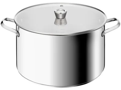 Imagen del producto de Olla de acero inoxidable Tefal Space+ Emotion+ de 13,8 litros, apta para inducción