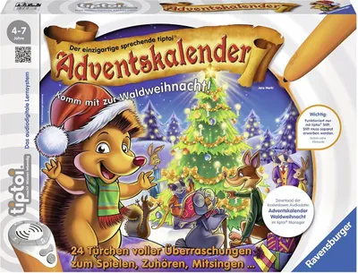 Produktbild von tiptoi® Adventskalender - Waldweihnacht der Tiere