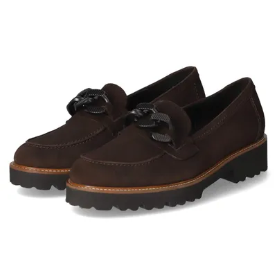 Zdjęcie produktu dla Gabor damskie loafersy/buty wsuwane brązowy zamszRozmiar:3½