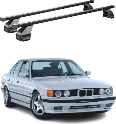 Obrázok produktu pre Priečniky Menabo pre BMW radu 5 E39 Sedan 1995-2003 nerezová oceľ Čierna