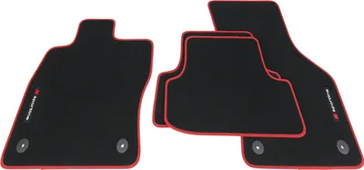 Produktbild von Fußmatten Sportline passend für Seat Leon 3 5F SC 3-Türer FR Cupra Bj. 2013-2020, Bandeinfassung:Rot