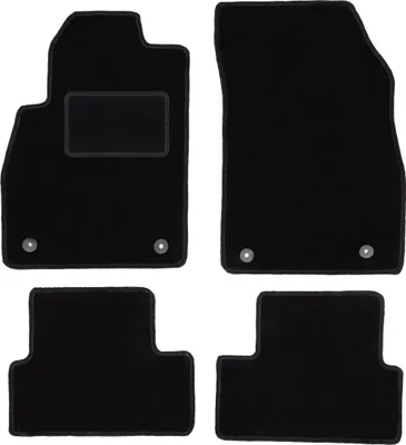 Image de Tapis en velours noir pour : Opel Astra J berline, break, Sports Tourer (2009-2015)