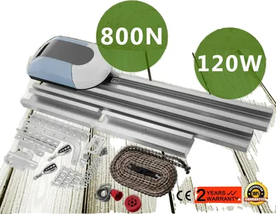 Obrázek produktu pro Otvírač garážových vrat, síla 800 N, dálkové ovládání s dosahem 25 m, tichý provoz