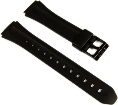 Produktbild von Casio Ersatzband Uhrenarmband Resin 18mm schwarz F-201 F-201WA