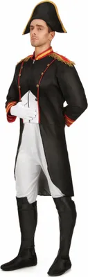 A man wearing a Napoleon-style costume.