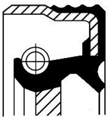 Image de CORTECO joint de vilebrequin 01027762B