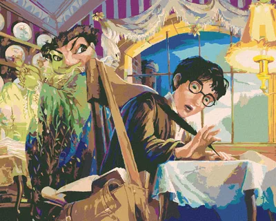 Produktbild von Zuty - Malen nach Zahlen - HARRY POTTERS STRAFE, 40x50 cm, ohne Keilrahmen