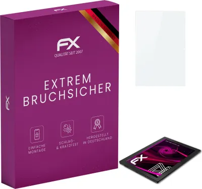 Produktbild von atFoliX FX-Hybrid-Glass Displayfolie kompatibel mit Lenovo Miix 520 Glasfolie