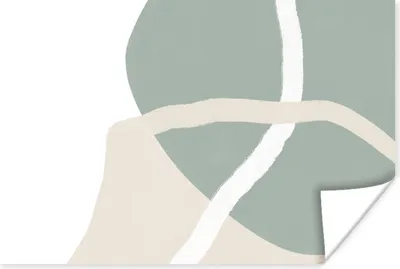 Produktbild von MuchoWow® Poster Minimalismus - Pastell - Gestaltung 30x20 cm - Plakate - Print