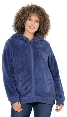 Immagine prodotto di Giacca sportiva da donna Ulla Popken, colore blu atlantico, taglia 46+