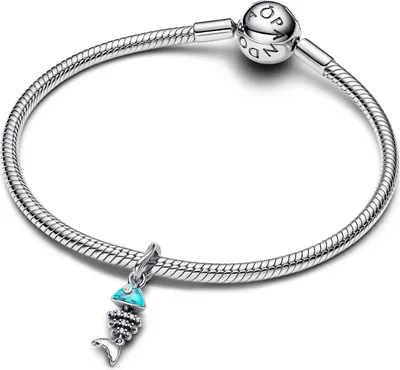 Zdjęcie produktu dla Pandora Turquoise Fishbone Charm Wisiorek z zawieszką 793894C01
