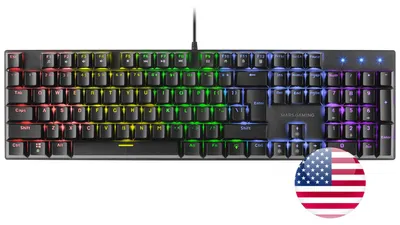 Produktbild von Mars Gaming MK422, Kabelgebunden, USB, Mechanischer Switch, QWERTY, RGB-LED, Schwarz