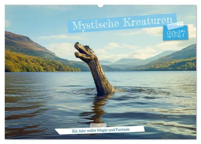 Produktbild von Mystische Kreaturen - Ein Jahr voller Magie und Fantasie (Wandkalender 2027 DIN A2 quer), CALVENDO Monatskalender
