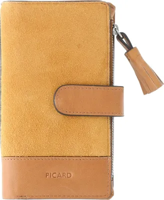 Produktbild von PICARD Geldbörse Safari 1 Wallet Fudge-Komb senfgelb