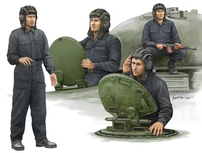 Obrázek produktu pro Posádka sovětského tanku Trumpeter 1:35