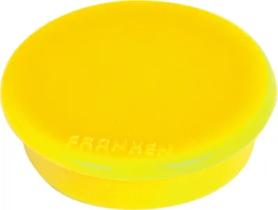 Produktbild von Haftmagnet 32mm gelb VE=100x10 Stück