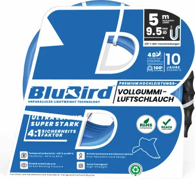 Immagine prodotto di Set di tubi Riegler per officina "BluBird", attacco rapido, Ø15,5x9,5,5m
