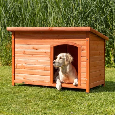 Produktbild von TRIXIE Hundehütte Classic - braun - 116 × 82 × 79 cm