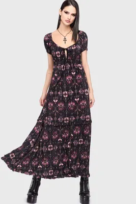 Produktbild von Killstar Langes Kleid Damen Chapel Blessing - Garden Altar Maxi Dress schwarz S