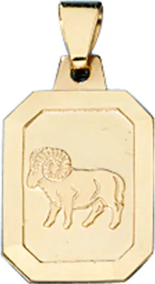 Produktbild von Sternzeichen Widder - Goldanhänger Anhänger 333 Gold Halsschmuck Uni