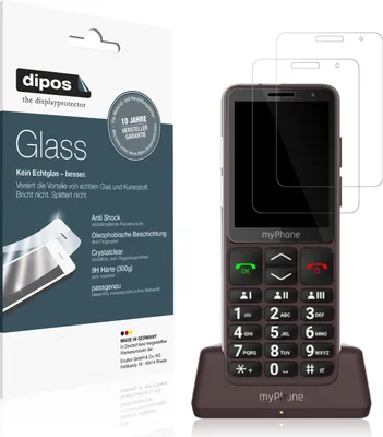 Produktbild von 2x dipos GlassCC myPhone Bueno LTE