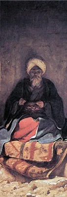 Produktbild von Carl Spitzweg Kunstdruck Bild - Im Türkischen Basar, 1860, Detail (91 x 30 cm)