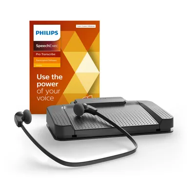 Produktbild von PHILIPS MDC Transkriptions-Set mit Workflow-Software SpeechExec