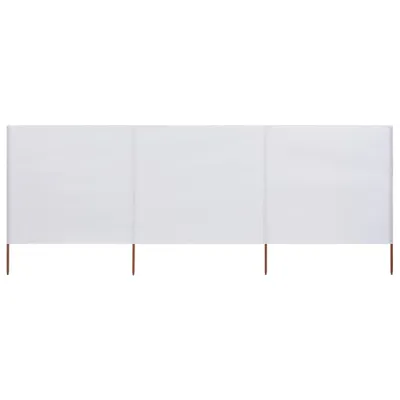 Immagine prodotto di vidaXL 3 pezzi di tessuto frangivento 400 x 160 cm bianco sabbia