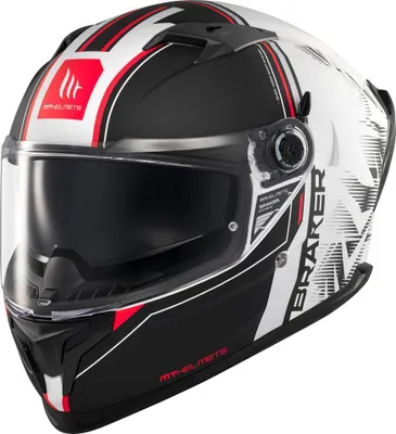 Produktbild von MT BRAKER SV CHARM Integralhelm L in schwarz/weiß