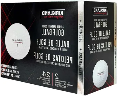 Productafbeelding van Golfballen - Golfbal set - Golf spelen - 3-delige constructie - 24 stuks - Wit