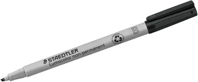 Immagine prodotto di 10x penna a punta fine Staedtler® 312-9 Lumocolor® non permanente B nero