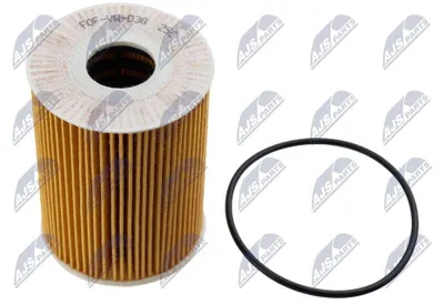 Produktbild von Ölfilter NTY FOF-VW-038 Filtereinsatz für PORSCHE Cayenne (92A) Cayenne (9PA) PANAMERA 911 (997) 911 Cabriolet (997) 911 Coupe (992)