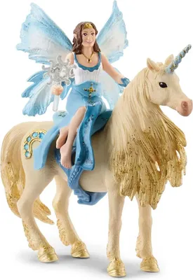 Produktbild von SLH42508 Schleich Bayala - Eyela auf dem goldenen Einhorn, Spielfiguren für Kinder ab 5 Jahren