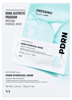 Produktbild von VT Cosmetic - PDRN Hydrogelmaske, 4 Blatt