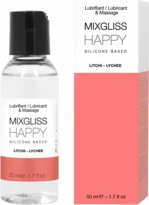 Obrázek produktu pro Mixgliss - Happy Litchi Silikonový Lubrikant 50 Ml