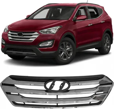 Produktbild von Kühlergrill 863502W060, passend für HYUNDAI SANTA FE III DM 2012-2015, Frontgrill