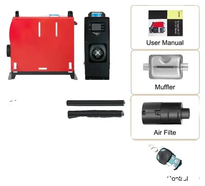 Image de Chauffage à air au diesel, puissance de 8 kW, conçu pour les véhicules diesel,LCD 8 kW