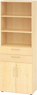 Produktbild von bümö smart Kombischrank - mit Schubladen - Nachbildung Ahorn